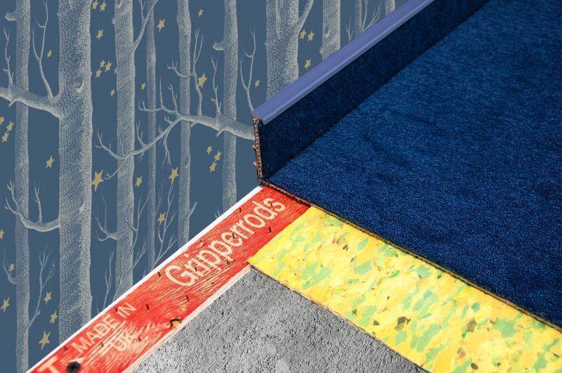 Плинтус для ковролина "Korner" Listwa синий (2500*13,8*50 мм) — купить в Миллерово