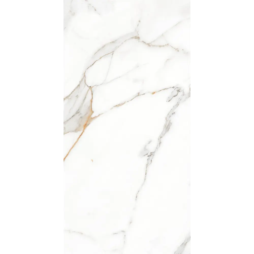 Керамогранит "Sonex" Miami Statuario Glossy полированный 60x120 см 1.44 м2 цвет белый с серыми разводами — купить в Миллерово