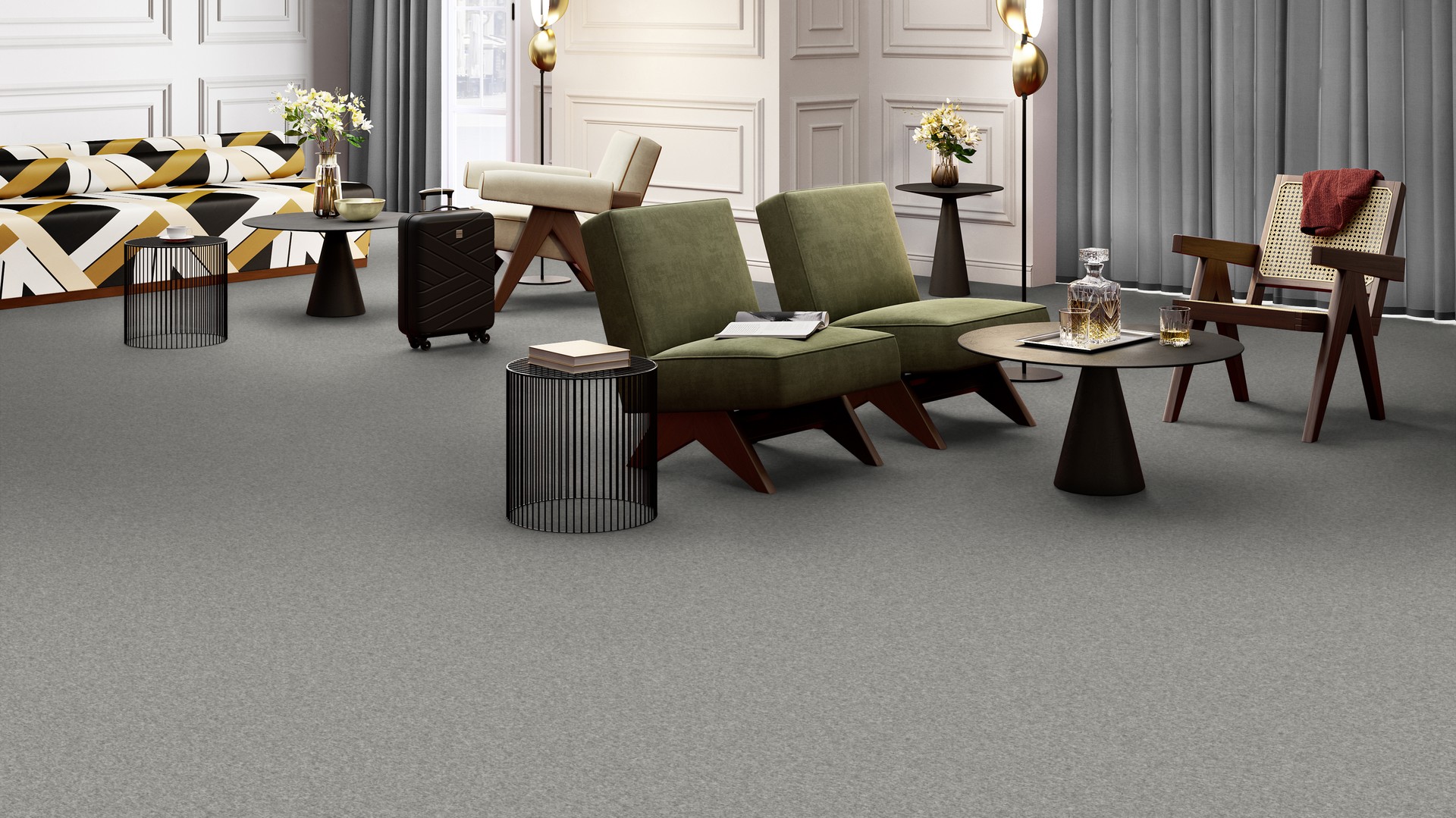 Ковровая плитка Medusa Tile 94 (500*500*5 мм) — купить в Миллерово